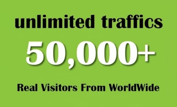 I will drive 50k web traffic to your website, blog or affiliate link