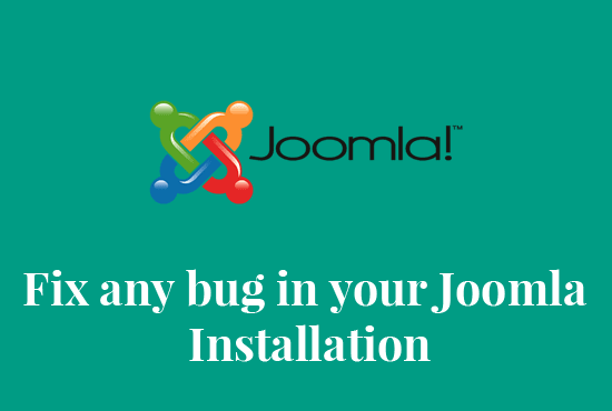I will fix any bug in Joomla