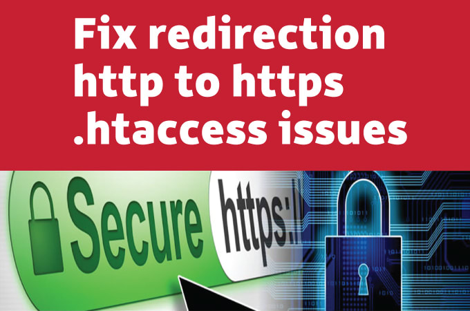 I will fix https, http, www,  canonical, redirection  htaccess issues