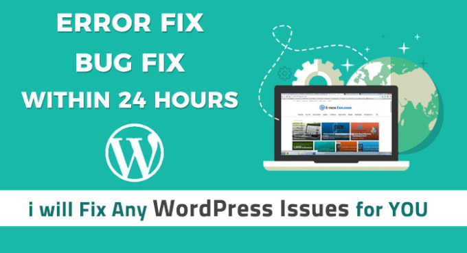 I will fix your plugin or wordpress bugs