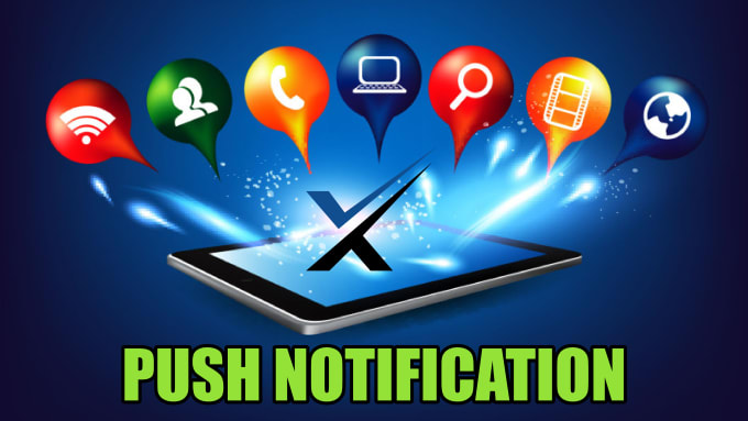 I will implement push notification in your website