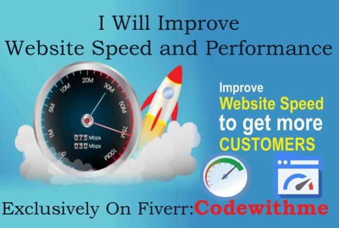 I will improve website speed and performance optimization