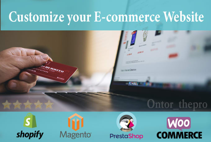 I will install, fix error or customize your ecommerce website