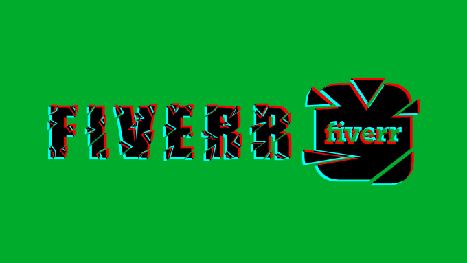 I will make a cool broken letter or text effect