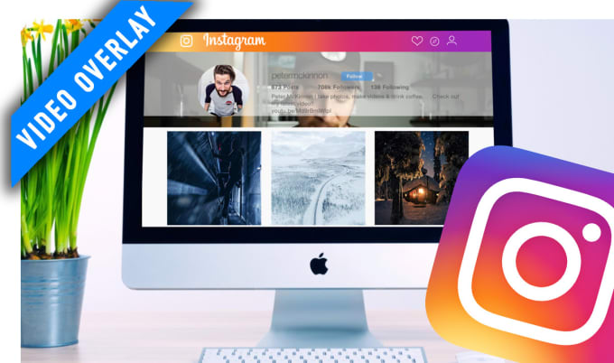 I will make a video overlay that gets you instagram followers