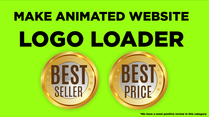 I will make animated logo loader for your website