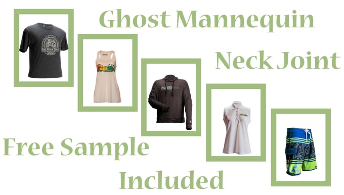 I will make ghost mannequin and neck joint for fashion photos