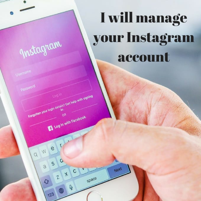 I will manage you instagram account