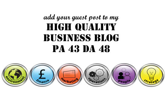 I will post your guest blog on a business education blog, pa43 da48