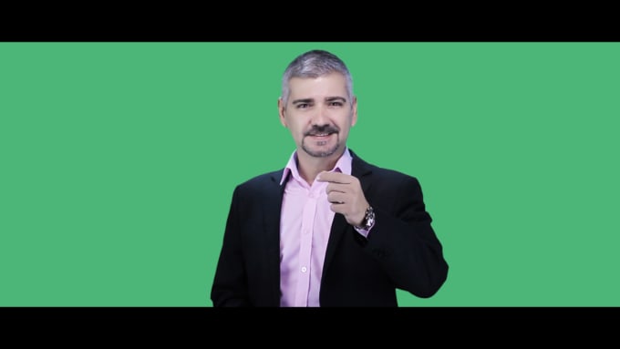 I will produce a green screen professional video spanish