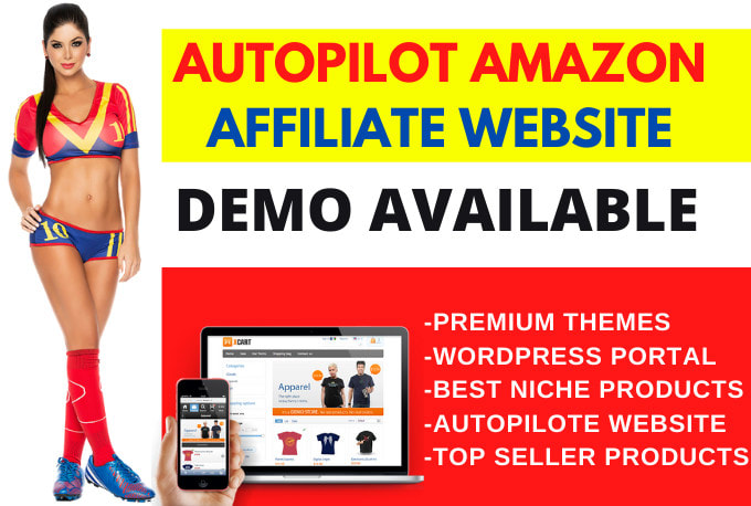 I will profitable autopilot amazon affiliate website