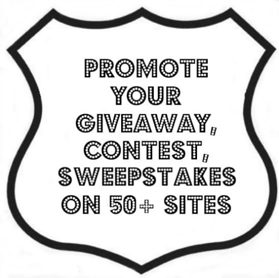 I will promote your giveaway, contest and sweepstakes on 50 sites