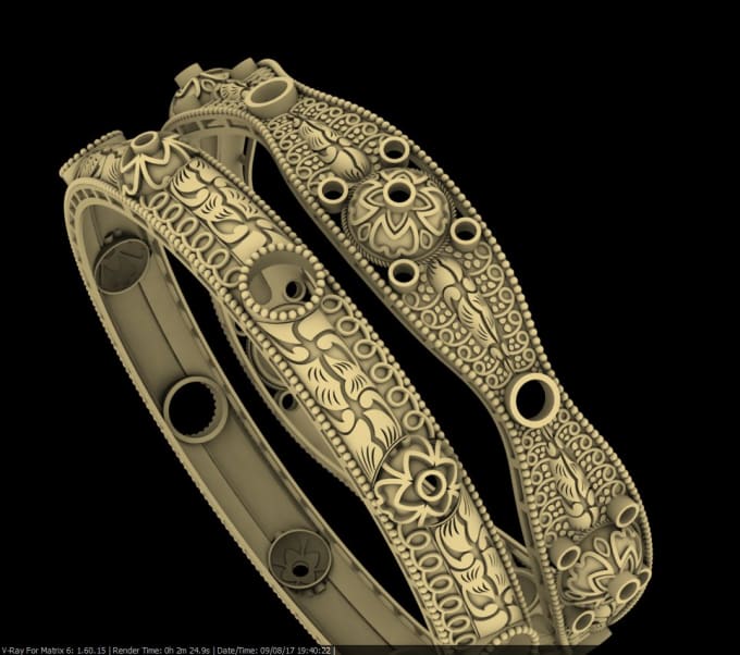 I will provide 10 ready to print stl files jewellery bangles model