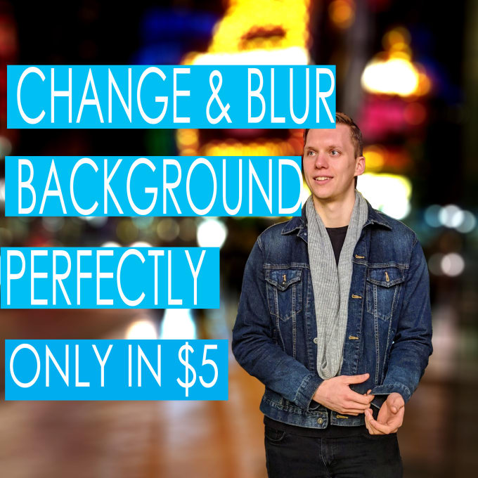 I will remove, change or blur background perfectly with photoshop