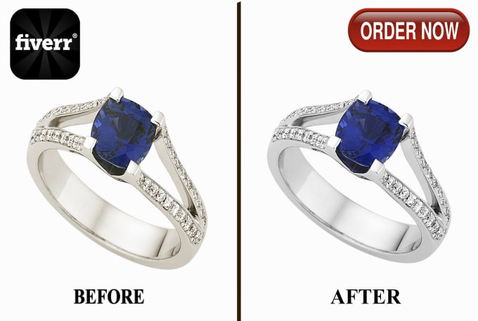 I will retouch and edit jewelry images