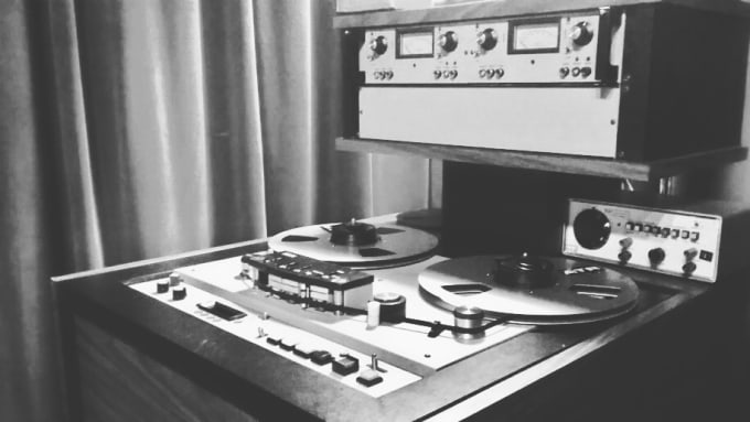 I will run your digital audio recordings and mixes through reel tape