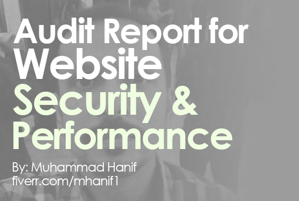 I will test and audit website for security and performance