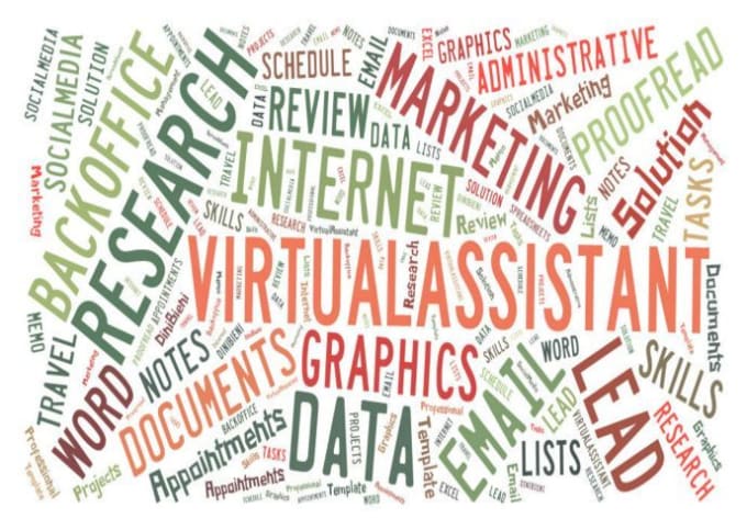 I will work as your virtual assistant