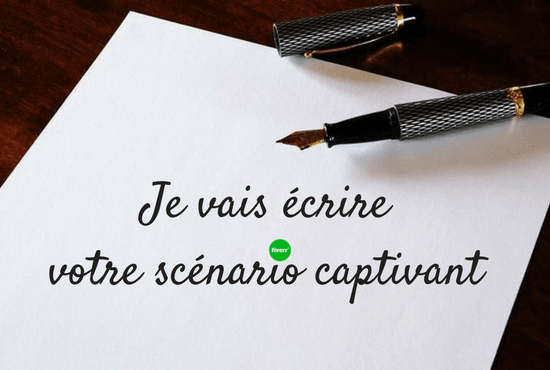 I will write an engaging script in french en francais