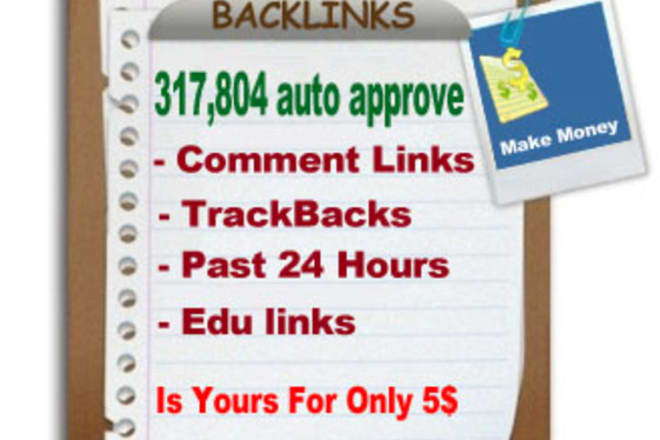 I will 317,804 auto approve scrapebox backlinks 2020 updated