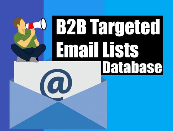 I will b2b targeted email list lead generation contact database