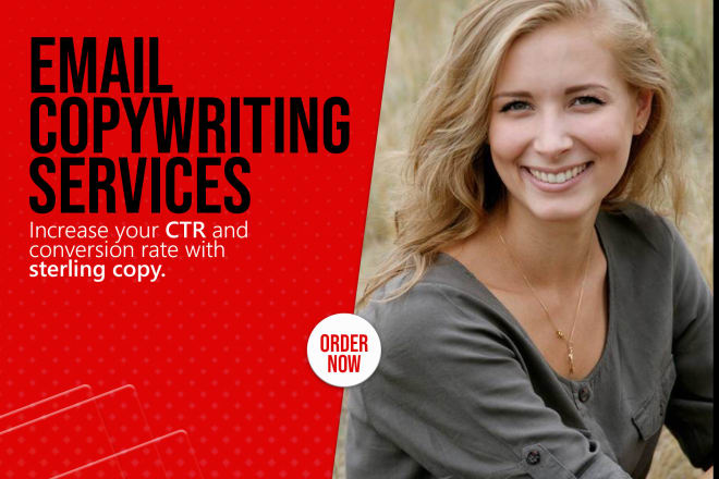I will be your copywriter for email sequence, email series for email marketing