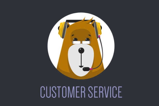 I will be your customer service representative