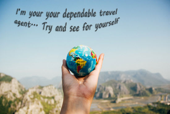 I will be your travel guide for great rates, an itinerary and more