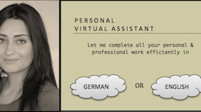 I will be your virtual administrative assistant