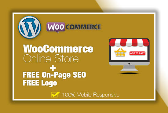 I will build complete woocommerce online shopping store with on page SEO and logo