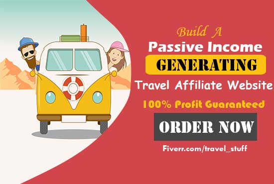 I will build pro travel website for passive income