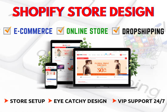 I will build shopify store, aliexpress automated dropshipping store