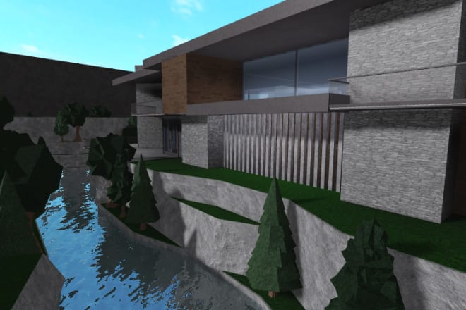I will build you a bloxburg modern mansion or house exterior