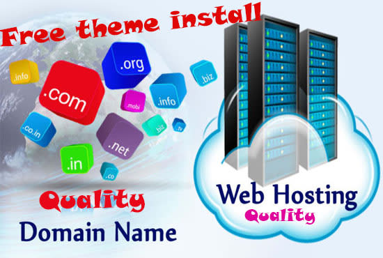 I will buy free domain, hosting and install plugins, wordpress theme