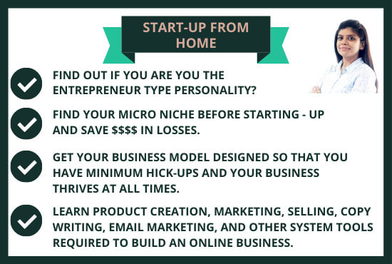 I will coach you to startup online business from home