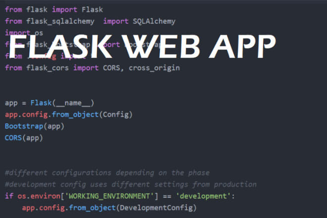 I will code a flask app