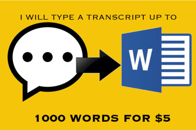 I will convert PDF to word or transcribe text from image