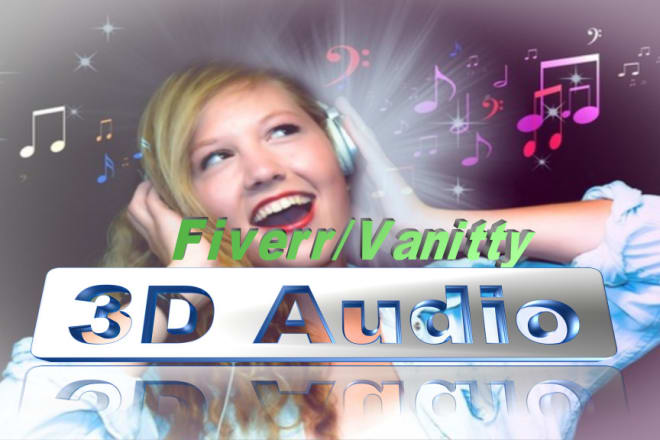 I will convert your audio to 3d or 432 hz