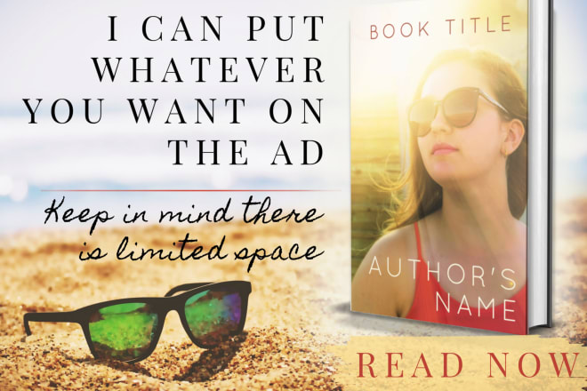 I will create a book promotion banner ad