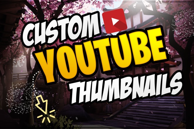 I will create a catchy custom youtube thumbnail design