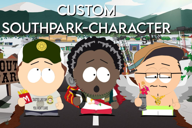 I will create a custom southpark character