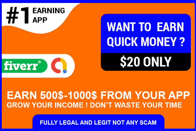 I will create a pro earning android app