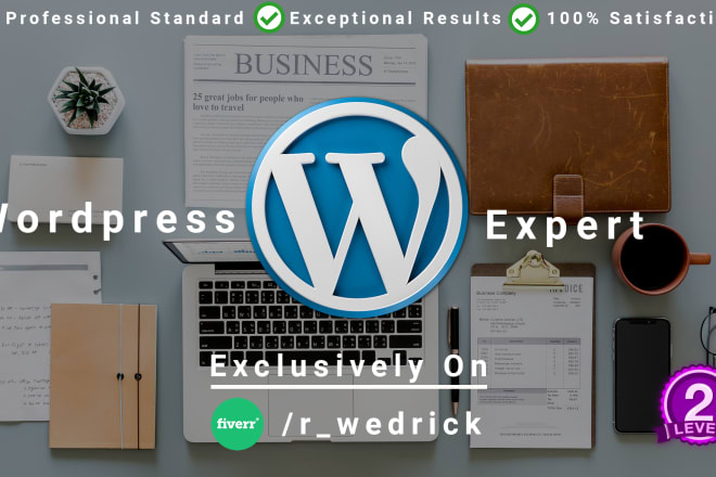 I will create a professional wordpress website