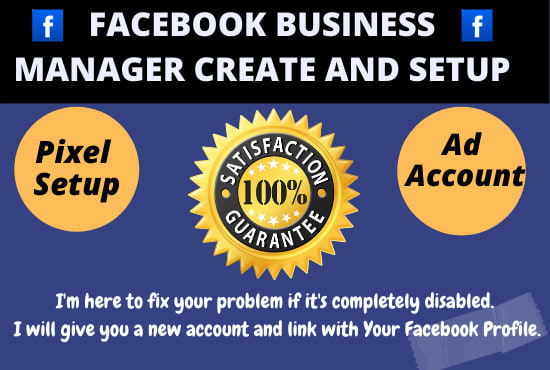 I will create and set up facebook business manager