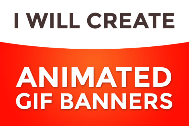I will create animated gif banner ads