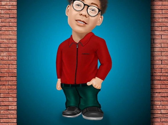 I will create cool digital caricature