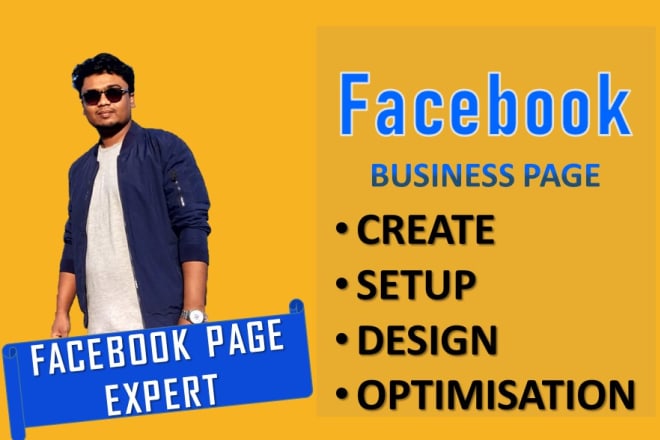 I will create facebook business page and optimize it fully professionally