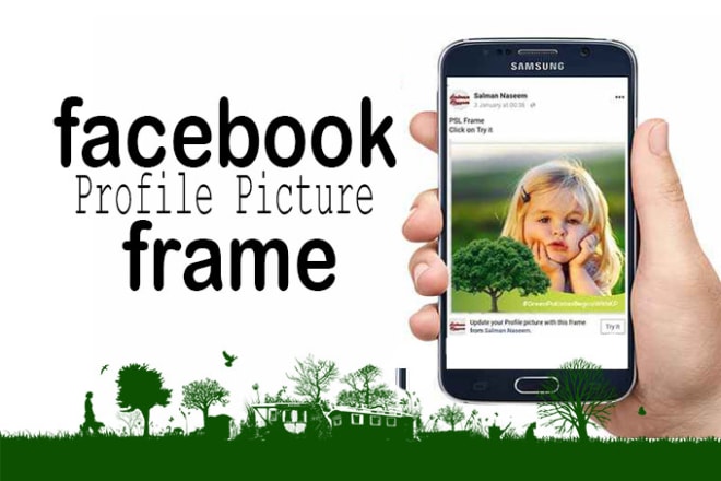 I will create facebook frame for your profile picture