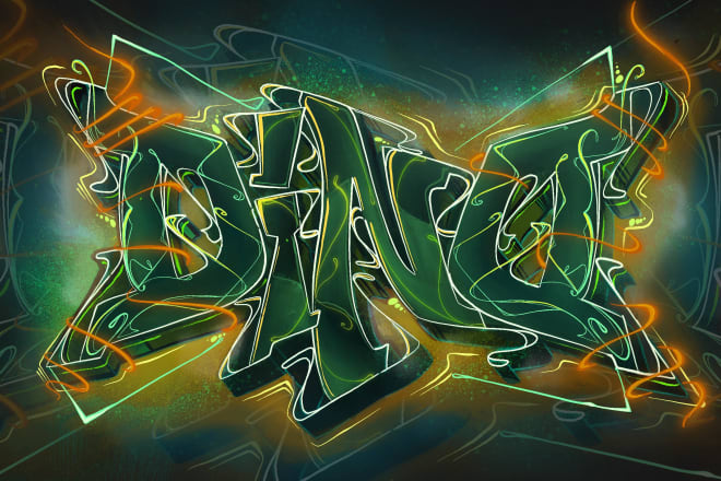 I will create high quallity custom graffiti drawings