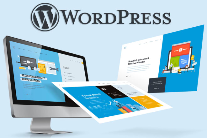 I will create professional and modern wordpress website for you
